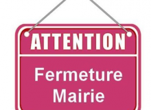 Fermeture mairie