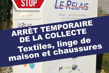 Suspension collecte des textiles