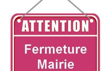 Fermeture mairie